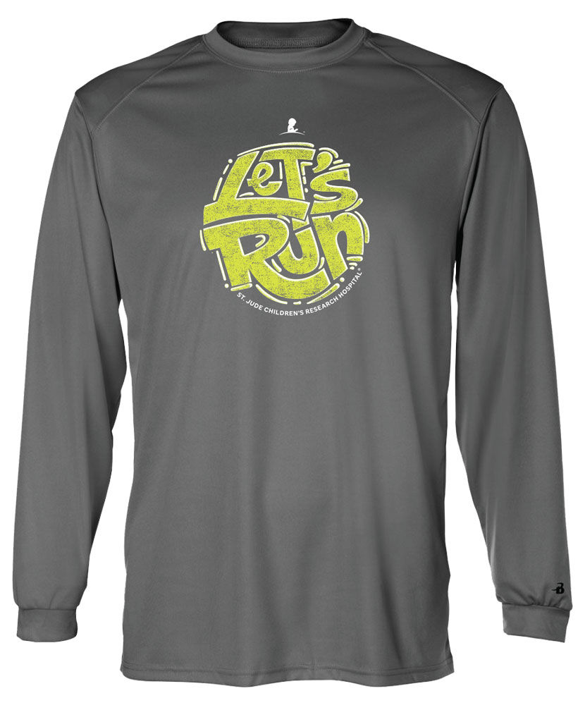 Let's Run Long Sleeve Performance T-Shirt